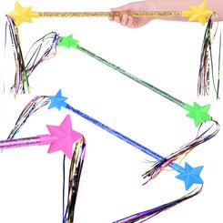 Gymnastic wand with ribbons for gymnasts ZA4992