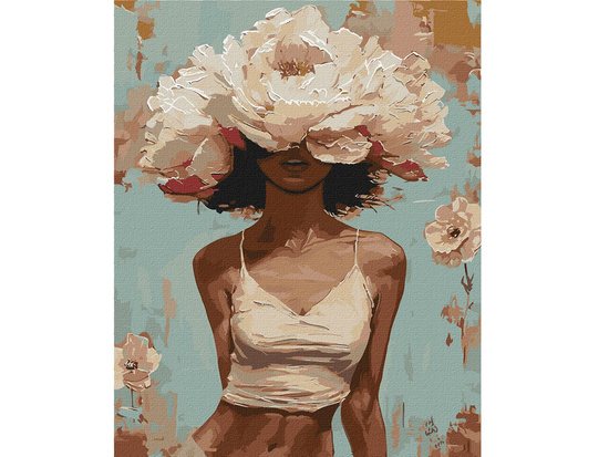 Malowanie po numerach 40x50 KHO8436 Kwitnące piękno AP0081