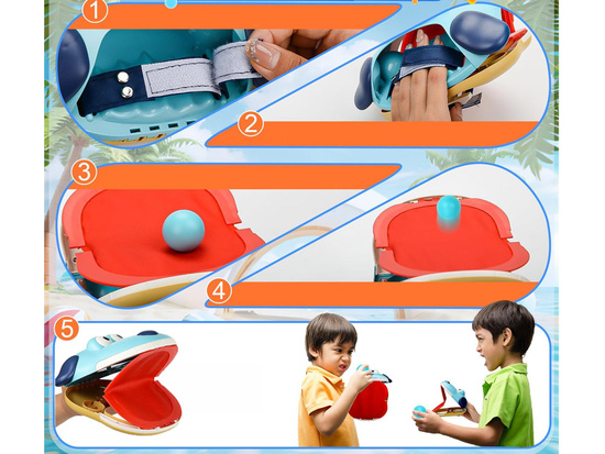 Sports set - arcade game DOG Launcher + 4 balls ZA5604