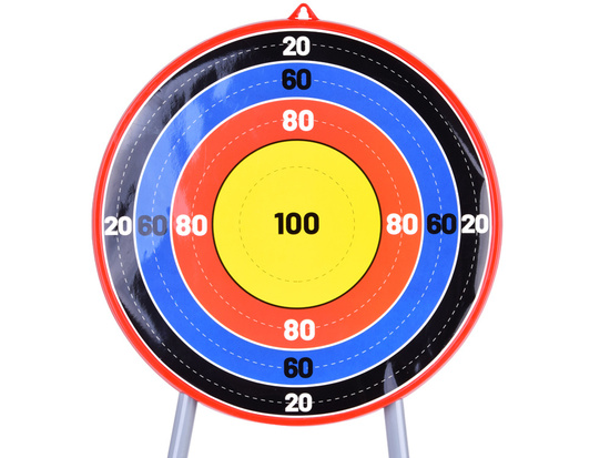 Zestaw łuczniczy  Łuk Tarcza Kołczan Strzały zabawa w celowanie SP0773
