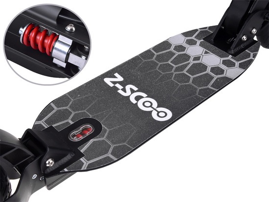 Large foldable city scooter with shock absorber and brakes up to 100kg SP0785