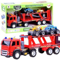 Auto tir tow truck sound light + toy cars ZA3525