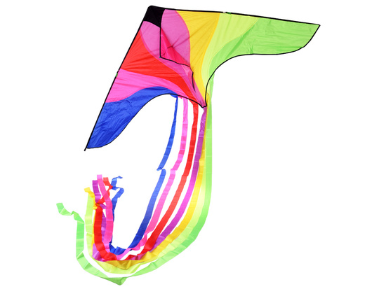 Large Light Kite with colorful ribbons 190x100cm ZA5571