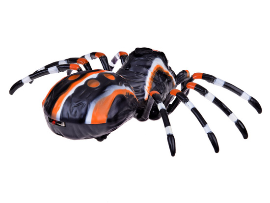 Realistic spider toy with remote control, lights up, walks in pairs RC0636