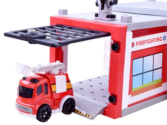 Constructional blocks Fire brigade Police 59 ele. ZA2443