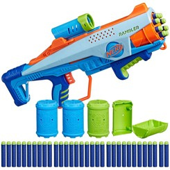 Nerf blaster Elite JR Rookie Pack launcher 32 rounds  targets ZA5180