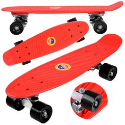FISZKA skateboard for children up to 50kg RED SP0575