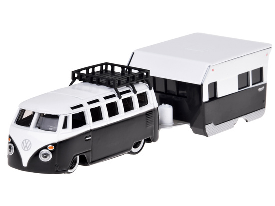 Maisto licencjonowane auto Volkswagen VAN Samba przyczepa 1:64 ZA5959