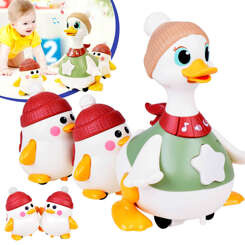 Interactive Duck Family Walking duck with baby ducklings ZA5422