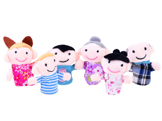 Family finger puppets 6 pcs ZA3970