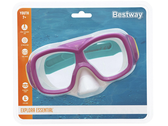 Bestway Okulary Maska do pływania i snurkowania AQUANAUT 22039