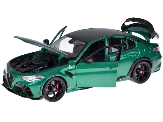 Alfa Romeo Giulia GTAm Quadrifoglio Licensed Green 1:18 Model ZA5991