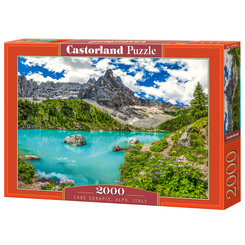 2000-piece puzzle Lake Sorapis, Alps, Italy C-201006-2