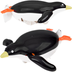 Stretchy Penguin for bathing. Moves wings and paws ZA 5602