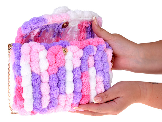 DIY Creative Kit - Fluffy Pom Pom BAG ZA5814