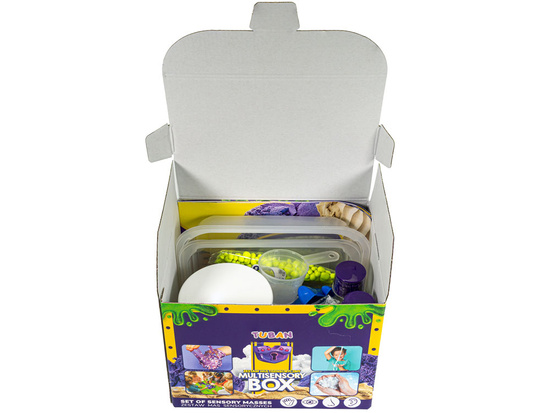 Tuban zestaw multisensoryczny BOX zestaw mas sensorycznych ZA6125