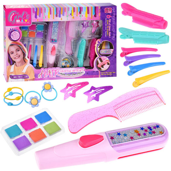 Hair chalk colorful dyeing and for stylingset for children ZA4712