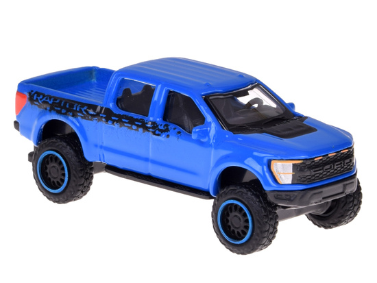 Licensed metal car 1:64 Ford F-150 SVT Raptor 2021 and boat ZA5970