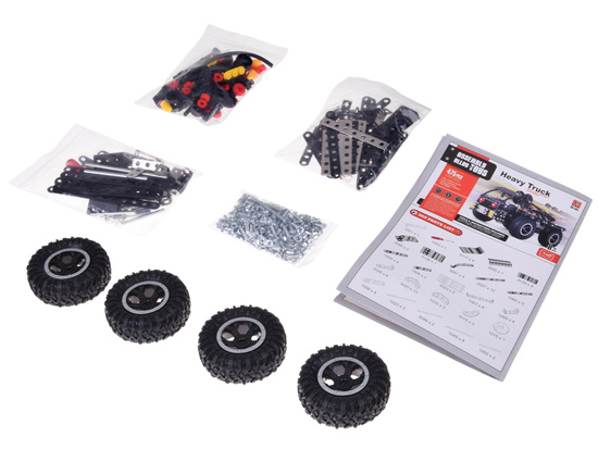 Metal construction blocks off-road TRUCK + tools 475pcs ZA5899