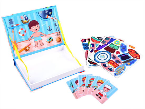 Magnetic puzzle book boys 59 pieces ZA3765