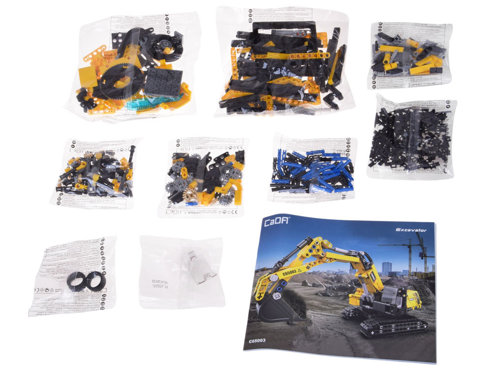 CaDA Klocki techniczne konstrukcyjne KOPARKA ruchome element 467el ZA4630  pol_pl_CaDA-Klocki-techniczne-konstrukcyjne-KOPARKA-ruchome-element-467el-ZA4630-19871_1