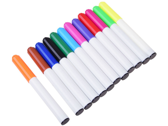 Creative art set - pump painting with markers and stencils ZA5709