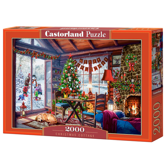 Puzzle 2000-elementów C-200962-2 Christmas Cottage 