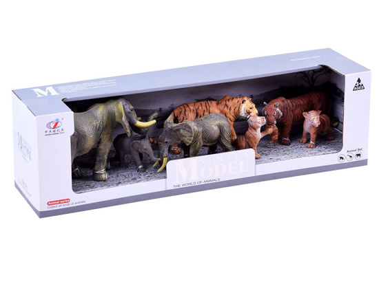 ANIMALS SAFARI SERIES Set of figurines: tiger + elephant COLLECTION ZA2987