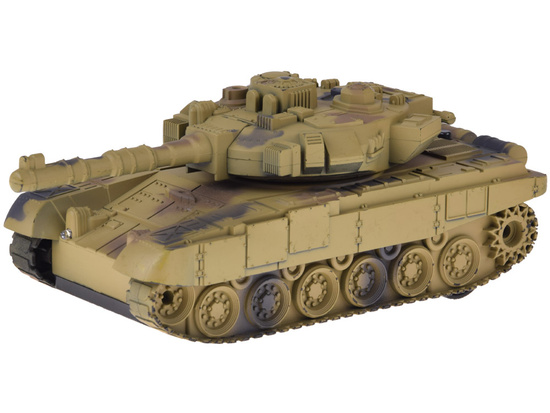 RC Tank with Remote Control, Rotating Turret, Lights, Realistic Sound