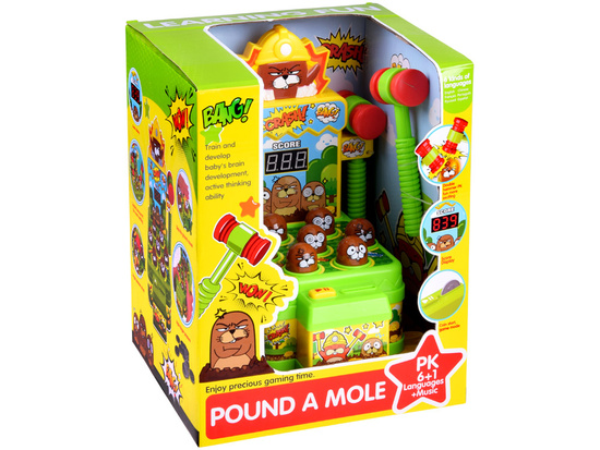 Arcade game "Hit the moles with a hammer" - light and sound ZA5954