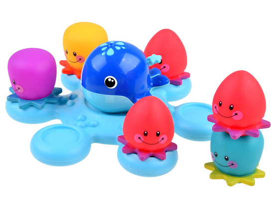 Whale and octopus Bath toy ZA3378