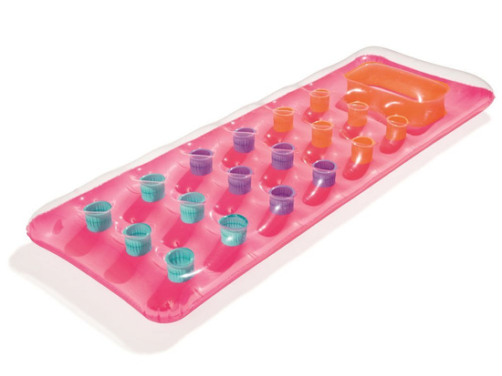 Bestway Inflatable swimming mattress with window for 1 person 188x71cm 43040