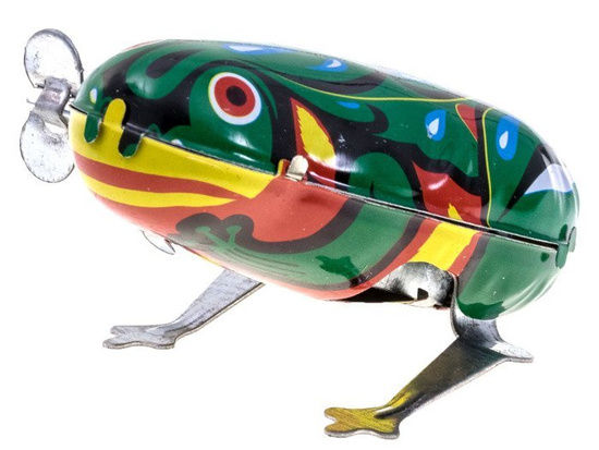 Retro Frog screwed metal jumper ZA2235