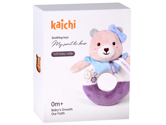 The first plush rattle for babies 0+ teddy bear for newborn ZA5877