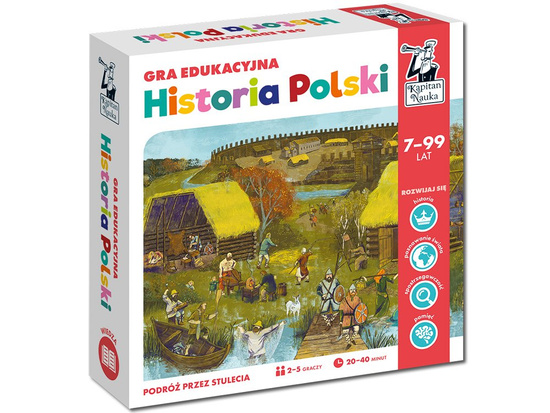 Kapitan Nauka Gra edukacyjna Historia Polski GR0484