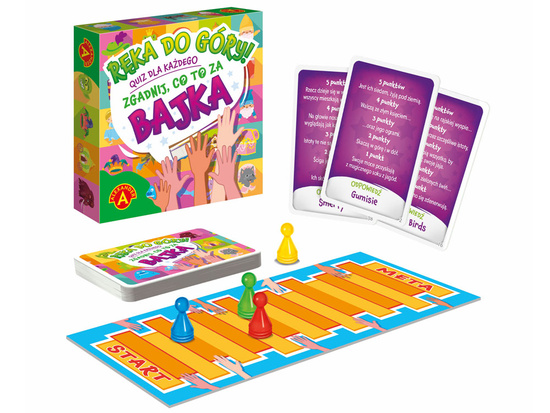 Alexander Kieszonkowa gra planszowa Quiz ręka do góry! Zgadnij co to za Bajka GR0652