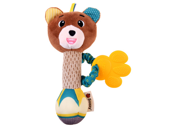 Charmant Rattle Teether Plush Toy Deer for a Child ZA5771