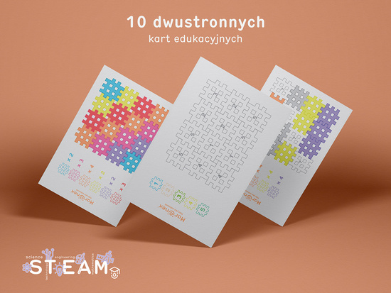 Marioinex Klocki Wafle mini - Pastel 300-elemetów ZA4895