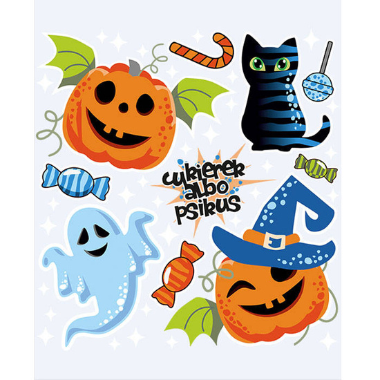 Naplamki Iron-on transfers for clothes Halloween mini OZ0018