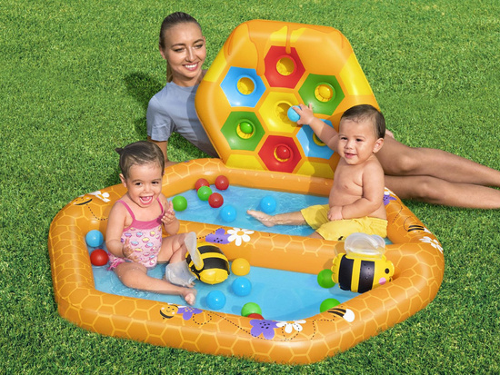 Bestway Inflatable Playground for Babies with Balls BEES 52639