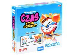 Jawa Edukacyjna gra układanka Poznajemy CZAS - która godzina? GR0455