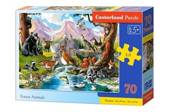 Puzzle 70 pcs. Forest Animals