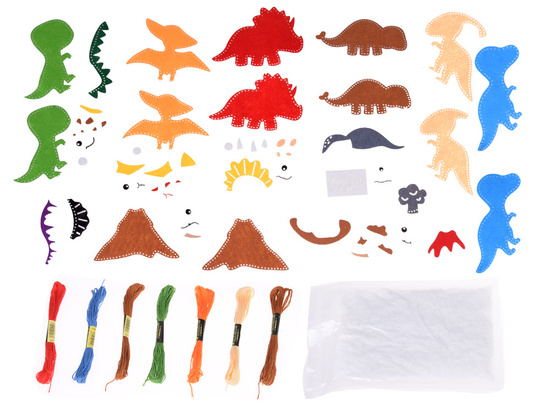 DIY Dinosaur World Felt Craft Kit ZA5361