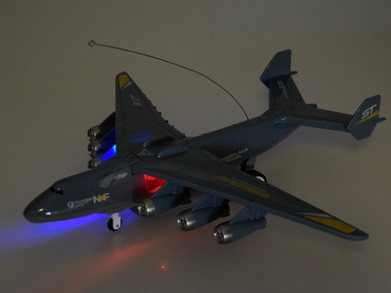 Remote-controlled plane with remote control light RC0628