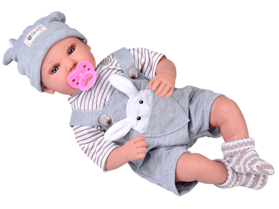 Interactive BOBAS doll 46cm - in blue shorts + accessories ZA5835