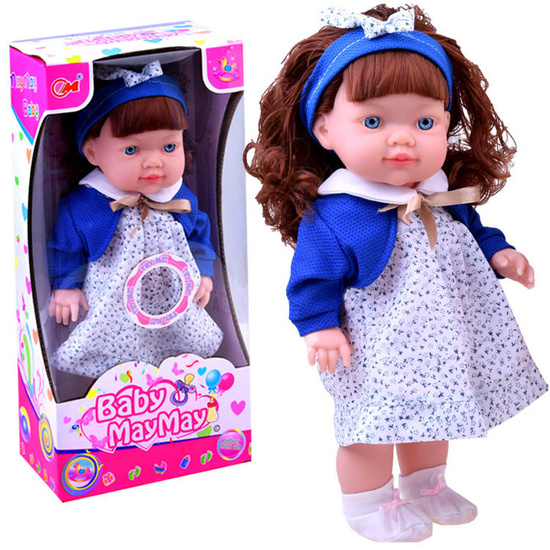 Lovely soft doll with hair speaks crows ZA2407