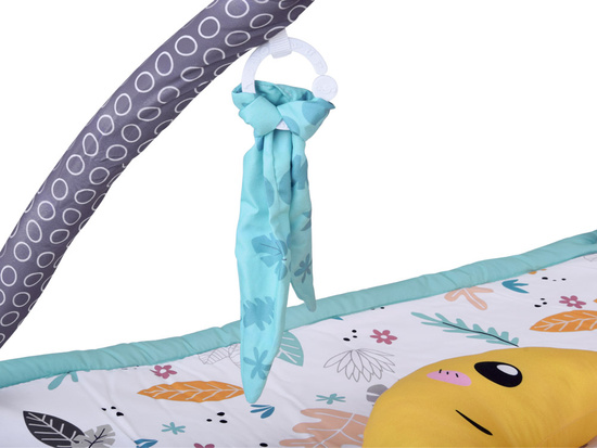 Large Educational Baby Play Mat + Soft Bolster Pillow + Toys ZA5824