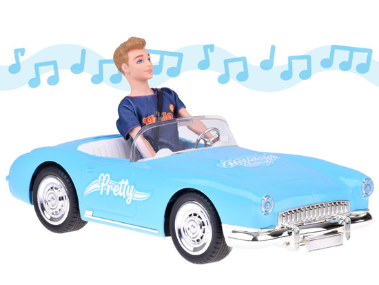 Remote Control Car Retro Cadillac with Doll – Stylish Driver, Ride with Class RC0746