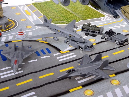 Large military base airport aircraft airport mat ZA4777