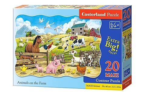 Puzzle 20 pcs MAX Animals on the Farm